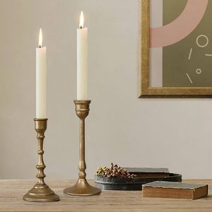 Contemporary Home Metal <b>Candle</b> <b>Stick</b> Holder Ideal For Tabletop Decoration With Sleek Modern Artistic Metal Design - Product Image 2