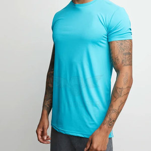 เสื้อยืดออกกำลังกายผ้าสแปนเด็กซ์ผ้าฝ้ายพิมพ์ลายสำหรับผู้ชาย - Product Image 3