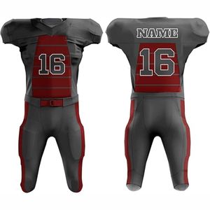 Dernier style, vente en gros, maillot de football américain personnalisé par sublimation, respirant, anti-humidité, grandes tailles, adultes, unisexe, le meilleur - Product Image 1