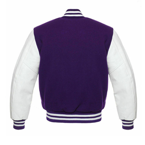 Chaqueta universitaria de béisbol con forro térmico, chaqueta de calle de moda informal deportiva de tela transpirable con logotipo personalizado OEM para hombre - Product Image 5