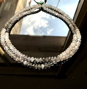 Cuentas Redondas de Rutilo Blanco Natural, Collar de Piedras Preciosas, Suministros para la Fabricación de Joyería Fina, 6-8 mm - Product Image 3