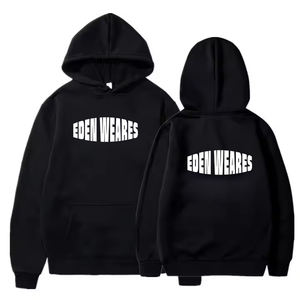 <b>Silk</b> Screen Printed Fleece Hoodie Custom Logo Men and Women Hot Selling High Quality <b>100</b>% Cotton Oversized Unisex - Product Image 1