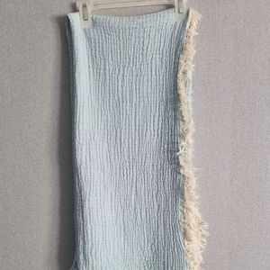 ผ้าห่มทอมือทารกผ้าคอตตอน100% ตุรกี4ชั้นผ้ามัสลินใช้ระบายความร้อนแห้งเร็วเป็นมิตรกับสิ่งแวดล้อม - Product Image 1