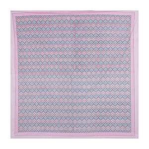 Juego de Sábanas Planas con Estampado Floral Rosa 100% Algodón con 2 Fundas de Almohada (SHKV1047) - Product Image 4