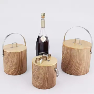 Bol à glace en bois de style minimaliste Finition lisse Élégant divertissant et essentiel du bar pour les fêtes - Product Image 2