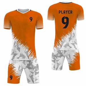Camiseta de fútbol de cuello redondo con nombre y logotipo personalizados para adultos 2025 camiseta de fútbol de secado rápido de alta calidad - Product Image 1