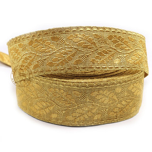 Ensemble complexe de dentelle de feuille de chêne pour uniformes-Améliorer les uniformes avec des détails fins Dentelle de tresse de feuille de chêne dans des couleurs et des tailles personnalisées - Product Image 2