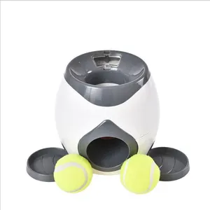 Cane Pet Toys lanciatore di Tennis macchina da lancio automatica dispositivo di lancio della palla dell'animale domestico emissione della sezione con 3 palline