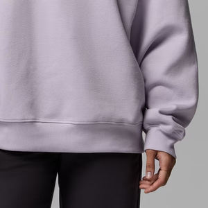 Sweat-shirt à col rond uni pour femmes avec manches longues, design de haute qualité pour les acheteurs en gros avec logo personnalisé, design 2026 - Product Image 4