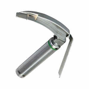 Kit de Laringoscopio LED Premium para Adultos, Acero Inoxidable Duradero con 4 Hojas Intercambiables y Soporte - Product Image 4