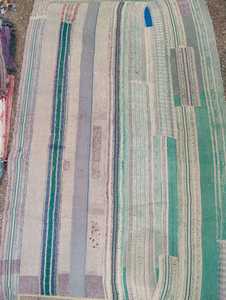 Cosido a mano 100% algodón hecho a mano Reversible Kantha sostenible Kantha tradicional Vintage hecho a mano Boho Chic Kantha - Product Image 3