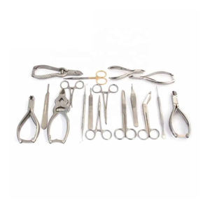 Kit de Instrumentos de Podología de Acero Inoxidable Manual a Precio Económico para Cirugía de Uñas Encarnadas, Certificado CE ISO13485, Grado A+ - Product Image 6