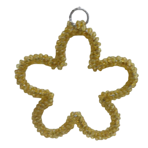 Design classique fer/perles ornement suspendu de noël nickelé pour la maison vacances décoration de noël en vrac fait à la main - Product Image 4