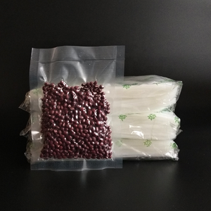 ถุงสูญญากาศพลาสติกใสที่กำหนดเองวัสดุ PE NY การปิดผนึกด้วยความร้อนการจัดการพื้นผิวการจัดการพื้นผิวสำหรับบรรจุอาหารถั่วเมล็ด - Product Image 3