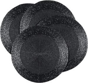 ที่รองจานลูกปัดทรงกลมทำด้วยมือสำหรับโต๊ะอาหารของตกแต่งคริสต์มาสงานเลี้ยงสังสรรค์ในครอบครัว - Product Image 2