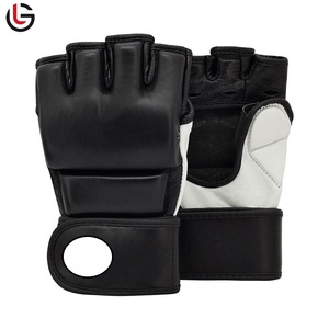 Gants de boxe MMA demi-doigt au design personnalisé en gros Logo personnalisé Votre propre conception Gants MMA - Product Image 4