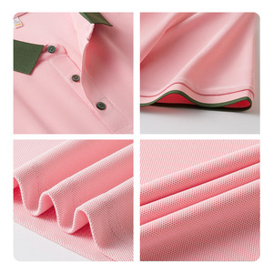 Logo personnalisé OEM Design 220g Contraste Couleur Manches Courtes Vêtements de Travail t Shirt Polo polos - Product Image 3