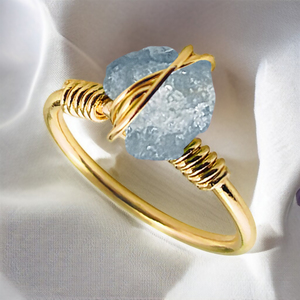 แหวนประดับลวดอัญมณีสำหรับงานแต่งงานและงานปาร์ตี้สไตล์โรแมนติก - Product Image 1