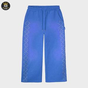 กางเกงผู้ชายประดับพลอยเทียมมีสไตล์พร้อมดีไซน์เป็นประกายกางเกงแฟชั่นสตรีทแวร์หรูหราดีไซน์เป็นประกาย - Product Image 3