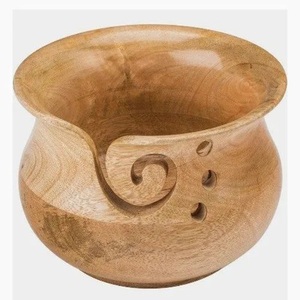 Dispensador de Hilo de Madera Artesanal Estilo Religioso, Tazón de Almacenamiento de Hilo Portátil de Madera de Sándalo, Hecho a Mano por Artesanos - Product Image 4