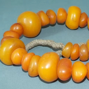 Collar de cuentas de corazón de resina gruesa, hebras de cuentas acrílicas coloridas para fabricación de joyas, suministros para manualidades DIY, joyería de moda para mujer - Product Image 1