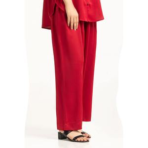 Pantalon large en crêpe anti-plis pour femme WM-COD-WS24-207B – Taille basse – Couleurs foncées – Tailles disponibles XS S M XL 3XL - Product Image 1