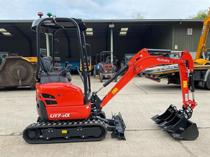 รถขุดขนาดเล็ก Kubota รุ่น U17-3A น้ำหนัก 1.7 ตัน พร้อมบุ้งกี๋ 3 ใบ แบบ Zero Tail Swing ระบบไฮดรอลิก ขาย - Product Image 3