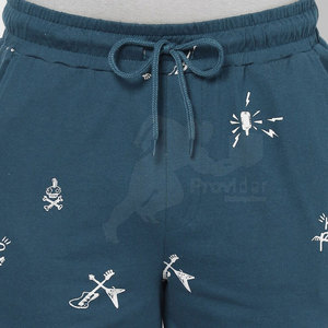Custom Print Logo 100% Cotton Solid Men <b>Shorts</b> Mid Waist High Street Style Breathable Drawstring Closure Pakistan Manufactured - Product Image 5