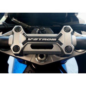 Kit completo di adesivi 3D per moto arancioni compatibili con Suzuki V-Strom 1050 - Product Image 6