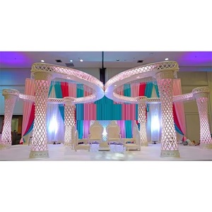 คริสตัลเพชรในฝันสำหรับงานแต่งงาน Mandap คริสตัลไฟเบอร์ใหม่ล่าสุดจับคริสตัลผีเสื้อสำหรับงานแต่งงาน - Product Image 1