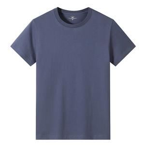 Camisetas de Algodón para Hombre, Moda Corta 2025, Cuello Redondo, Camiseta Ajustada Informal para Hombre, Color Sólido, 18 Colores, Tallas Grandes M-6XL, Venta al por Mayor - Product Image 5