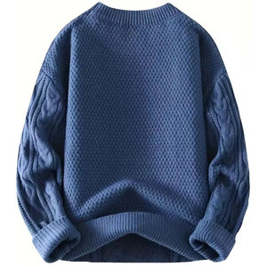 Suéter de Tela Suave para Hombre con Tejido Transpirable para Comodidad en Clima Cálido y Frío, Suéter Clásico de Invierno para Hombre - Product Image 2