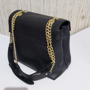 กระเป๋าสะพายพาดลำตัวหนังแท้สำหรับผู้หญิงปรับสายได้สีทองปรับแต่งได้สายโซ่กระเป๋าสะพายแบบพกพา - Product Image 6