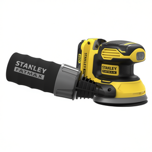 Lijadora Orbital Rotativa Stanley de 18V y 125MM, Herramienta de Alta Potencia para Trabajos Eficientes en Madera - Product Image 2