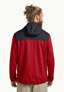 Custom Unisex Breathable Windproof Waterproof Zip-up Softshell <b>Jacket</b> <b>with</b> <b>Fleece</b> <b>Lining</b> Hooded Collar Front Logo - Product Image 3