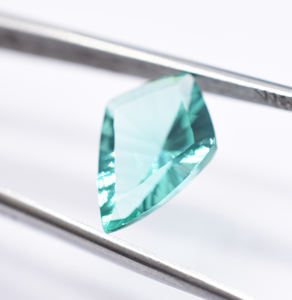 Paraiba พลอยทัวร์มาลีนตัดด้วยเลเซอร์รูปร่างว่าวอัญมณีขนาด15X10มม. อัญมณีในห้องปฏิบัติการแบบทำมืออัญมณีหลวม - Product Image 6