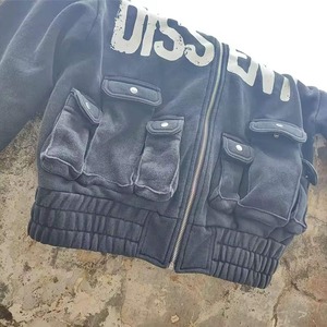 Nueva Sudadera con Capucha 2024 al por Mayor, 100% Algodón, Felpa Ecológica, Transpirable, Doble, 400 GSM, Gruesa, Sin Cordón, para Hombre - Product Image 6