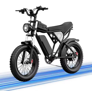 Vélo électrique Q20, 2000/1500W, 37/30MPH, 52V 40AH, 48V/20AH, moto électrique, autonomie 30-180 miles, moto tout-terrain à pneus larges de 20 pouces - Product Image 1