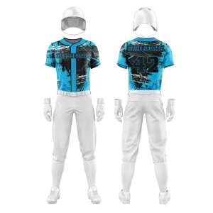 Conjunto de uniforme de béisbol al por mayor de la mejor calidad, ropa deportiva unisex transpirable, nuevo precio razonable - Product Image 3