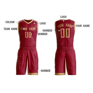 Ensemble de maillots de basket-ball pour hommes et enfants Vêtements de sport respirants, y compris uniformes de survêtement Tenue d'entraînement pour filles et garçons de grande taille OEM - Product Image 4