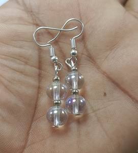 Pendiente de cristal de Agua de Cristal alto cuentas facetadas piedras preciosas curativas cristal joyería de moda pendientes joyería para mujer mayorista - Product Image 3