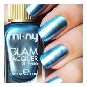 MI-NY-Colección de espejo de METAL, esmalte de uñas no tóxico, COLOR BOND STREET, tamaño 11 ML, 4 unidades