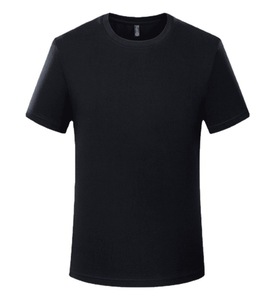 T-shirt à col rond Fabricant de t-shirt en coton uni T-shirt pour hommes en coton coupe ajustée T-shirt sérigraphié personnalisé pour hommes - Product Image 4