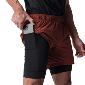 Haute qualité personnalisé solide brodé été athlétique Gym entraînement survêtement Shorts pour hommes séchage rapide respirant en gros Sports - Product Image 4