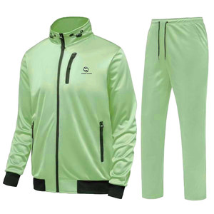 Logotipo personalizado Sublimación Ropa deportiva de invierno Cremallera Entrenamiento Chándales Bordado Logo Diseñador Chándales para hombres - Product Image 2