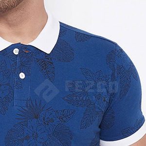 T-shirts polo de haute qualité pour hommes T-shirts manches courtes col rabattu T-shirts polo de mode décontractée - Product Image 3