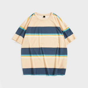 T-shirts à séchage rapide personnalisables de haute qualité pour hommes 100% coton respirant et sublimation imprimé tissu tricoté numérique - Product Image 6