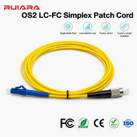 Cordon de raccordement à fibre optique OM1 LC à FC avec connecteur FC pour WiFi et systèmes réseau
