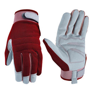 Guantes de Mecánico Ajustables con Palma Acolchada de Cuero Sintético de Alto Rendimiento, Resistentes al Calor y a las Perforaciones, Guantes de Jardinería - Product Image 2