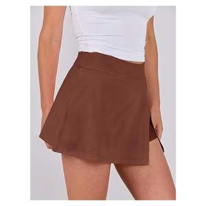 Jupe de tennis personnalisée pour femmes - Tissu polyester et élasthanne, évacuation de l'humidité, respirant, écologique, pour l'entraînement des adultes - Product Image 3